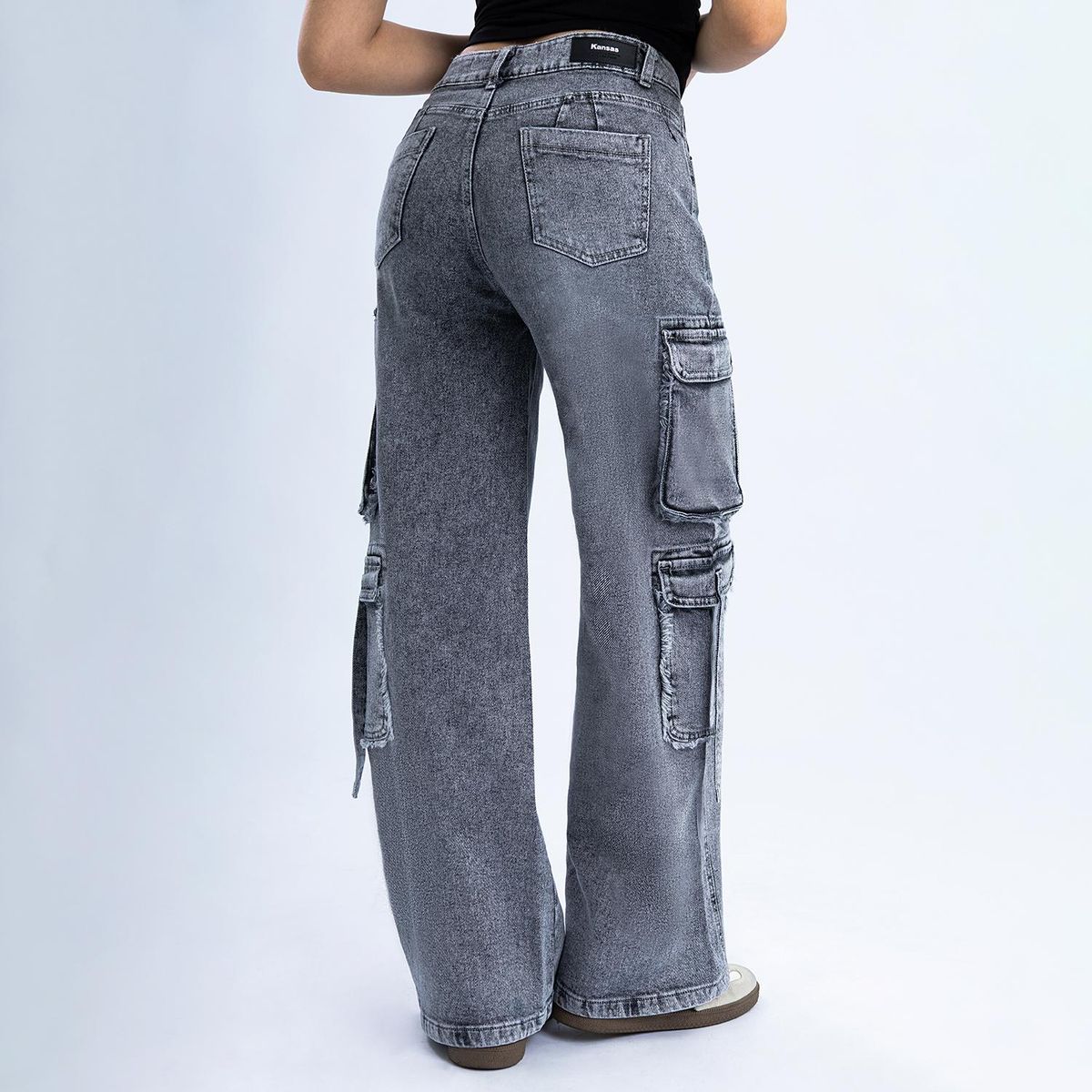 KANSAS - Wide Leg K14973b Cargo