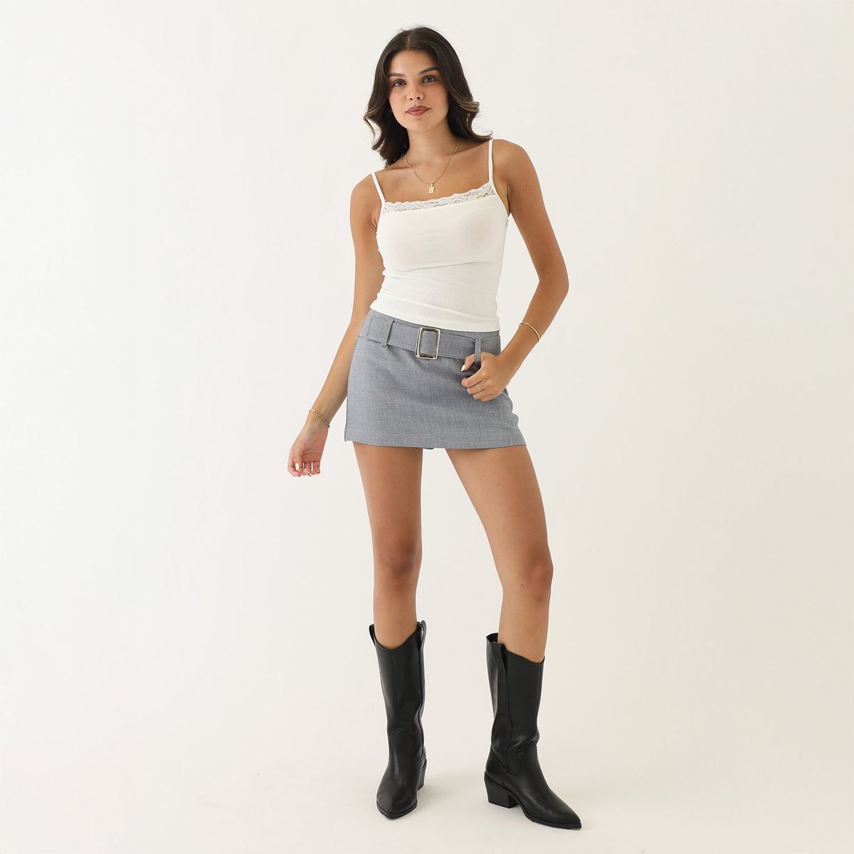 SYBILLA - Falda Corta Casual Mujer Sybilla