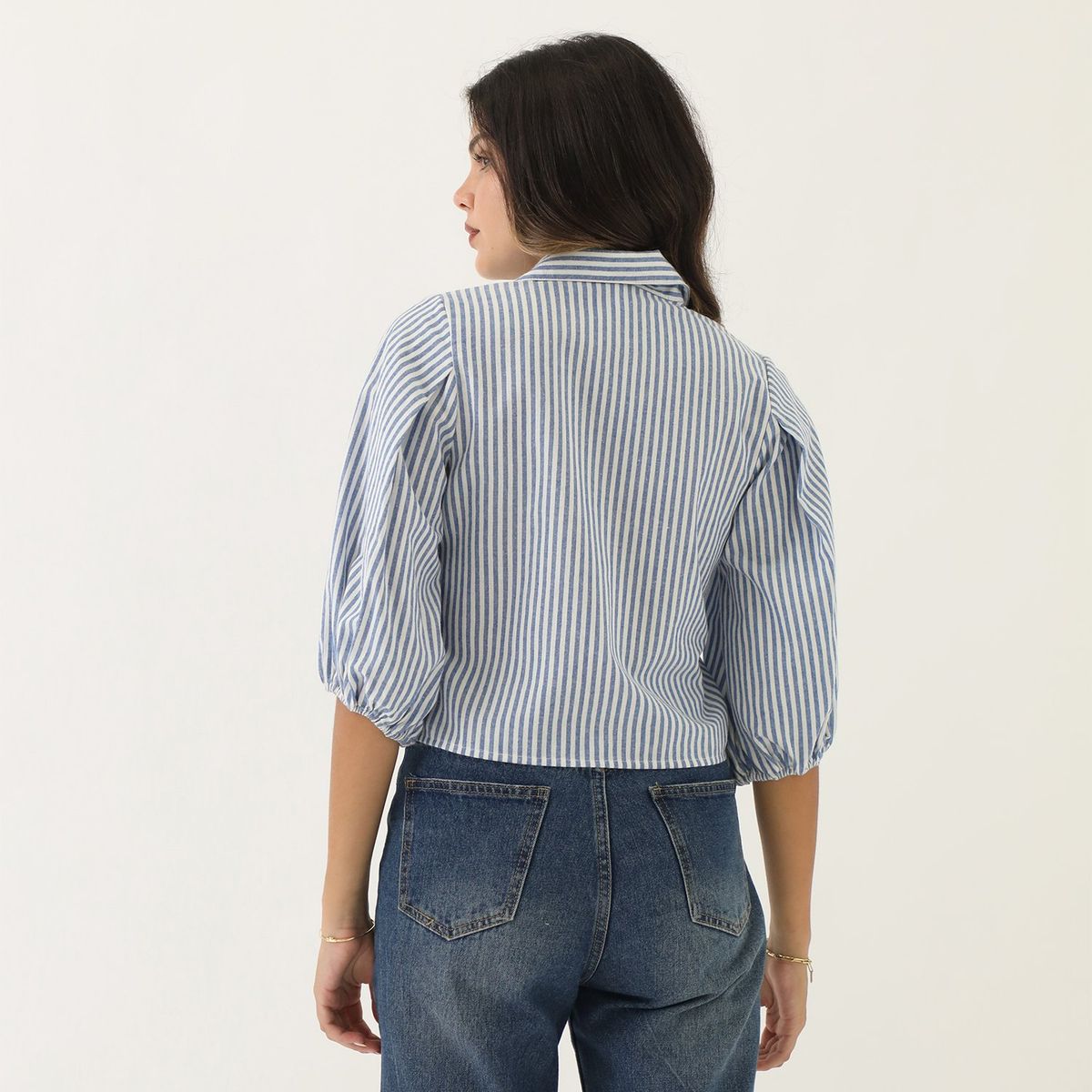 SYBILLA - Top Manga Larga 100% Algodón Mujer Sybilla