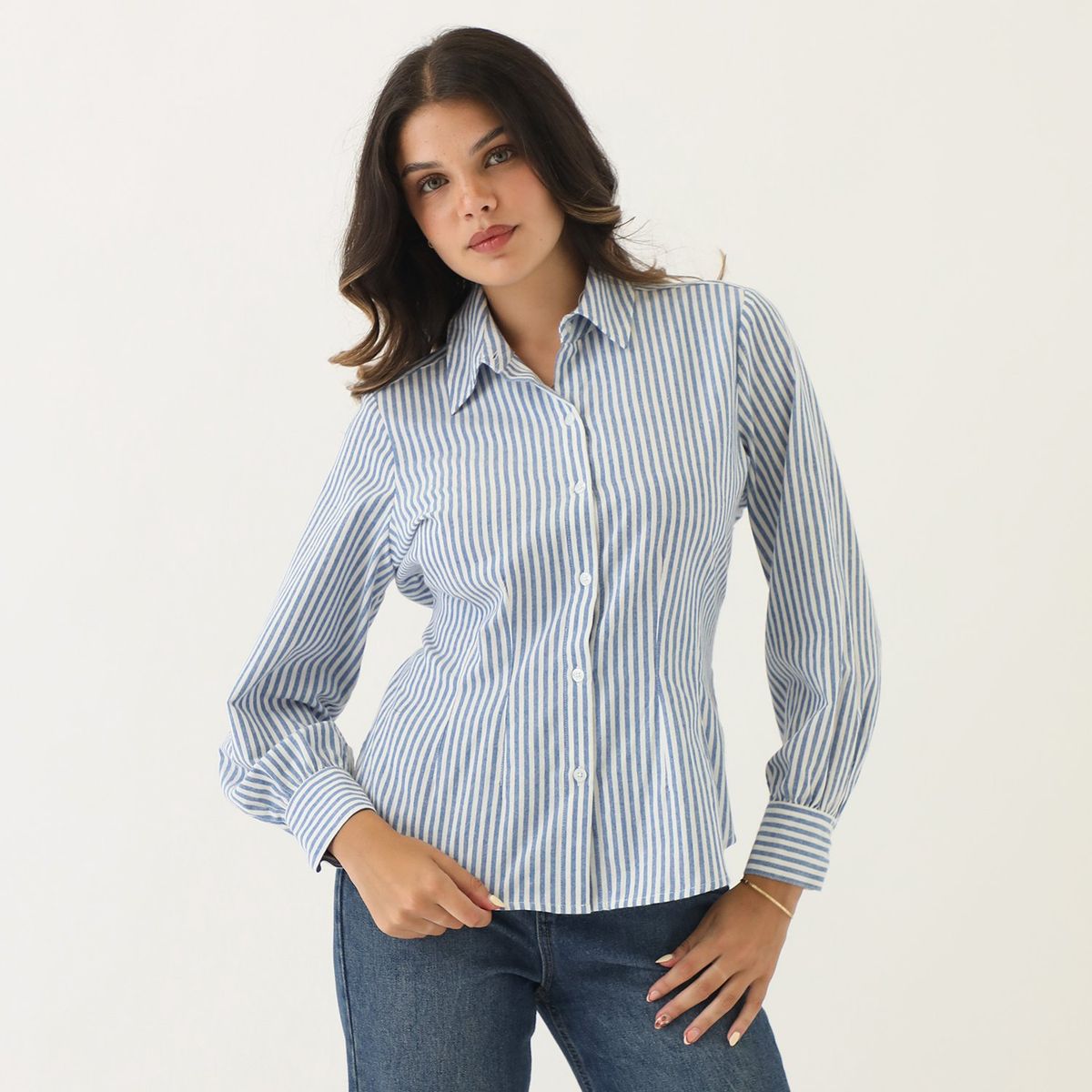 SYBILLA - Top Manga Larga 100% Algodón Mujer Sybilla