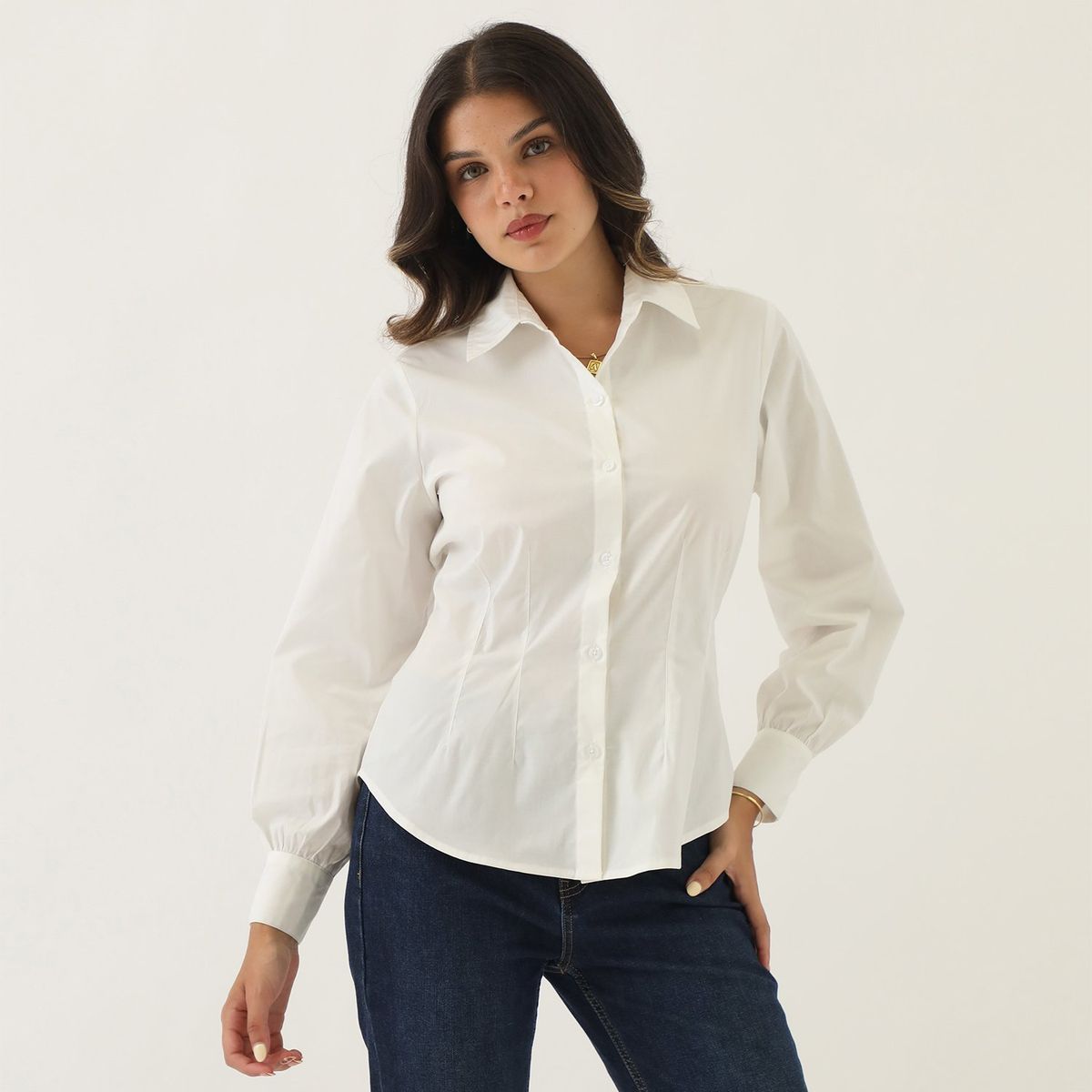 SYBILLA - Top Manga Larga 100% Algodón Mujer Sybilla