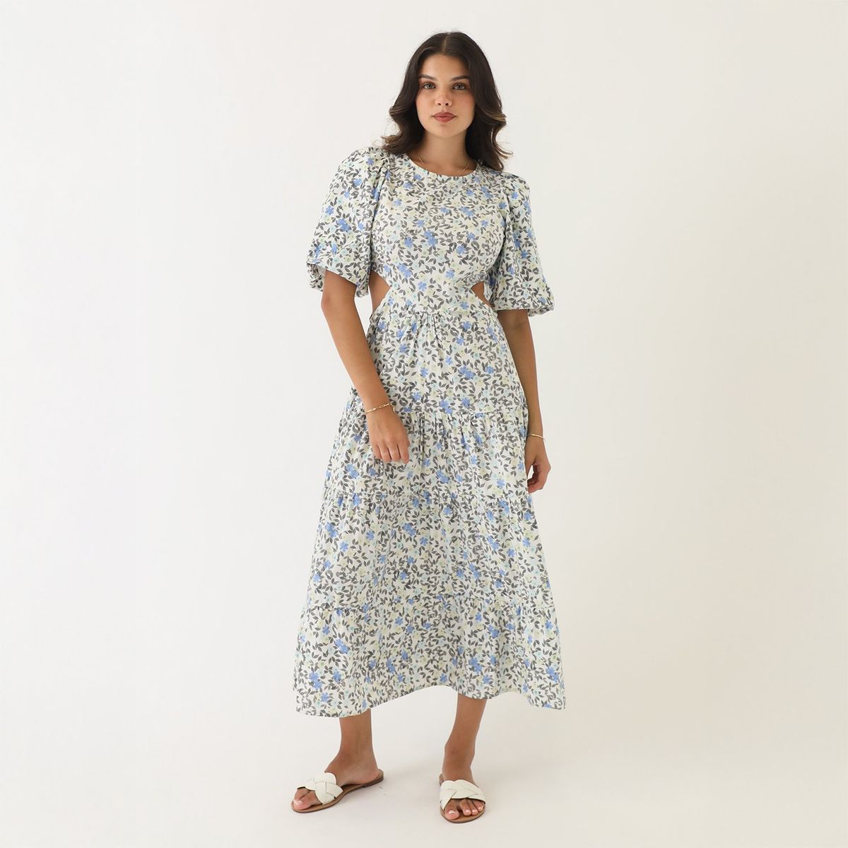 SYBILLA - Vestido Largo 100% Algodón Mujer Sybilla