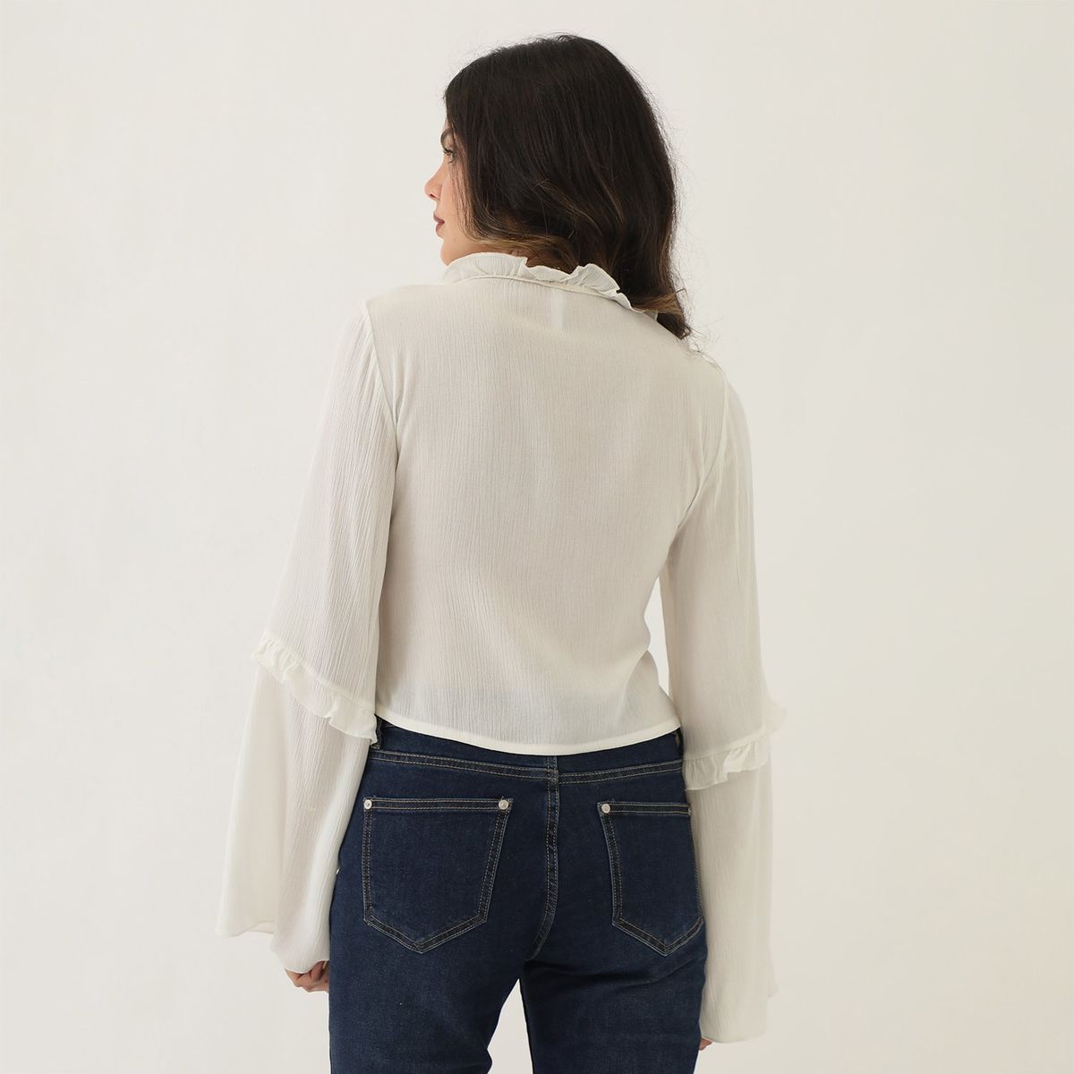 SYBILLA - Blusa Manga Larga Casual Mujer Sybilla