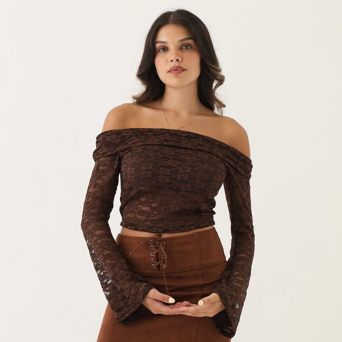 SYBILLA - Polo Manga Larga Casual Mujer Sybilla