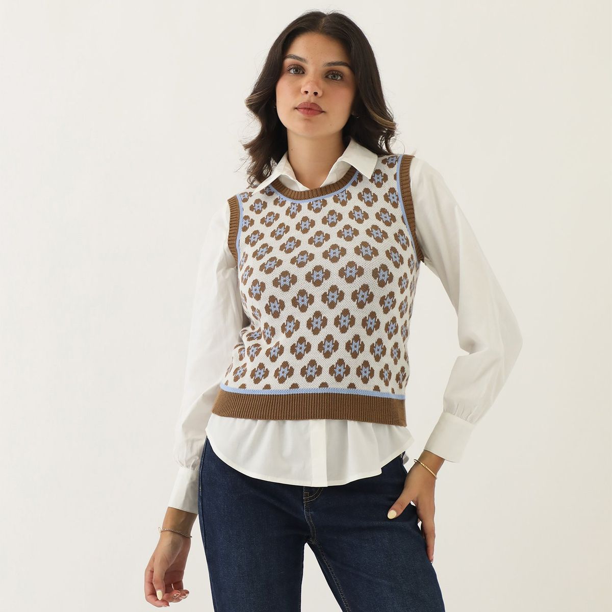 SYBILLA - Chaleco Casual Mujer Sybilla