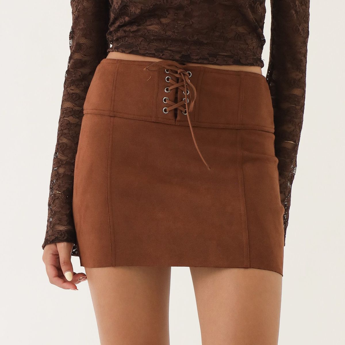 SYBILLA - Falda Corta Casual Mujer Sybilla