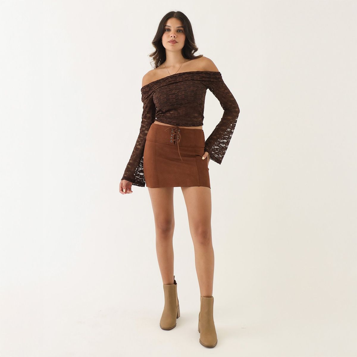 SYBILLA - Falda Corta Casual Mujer Sybilla