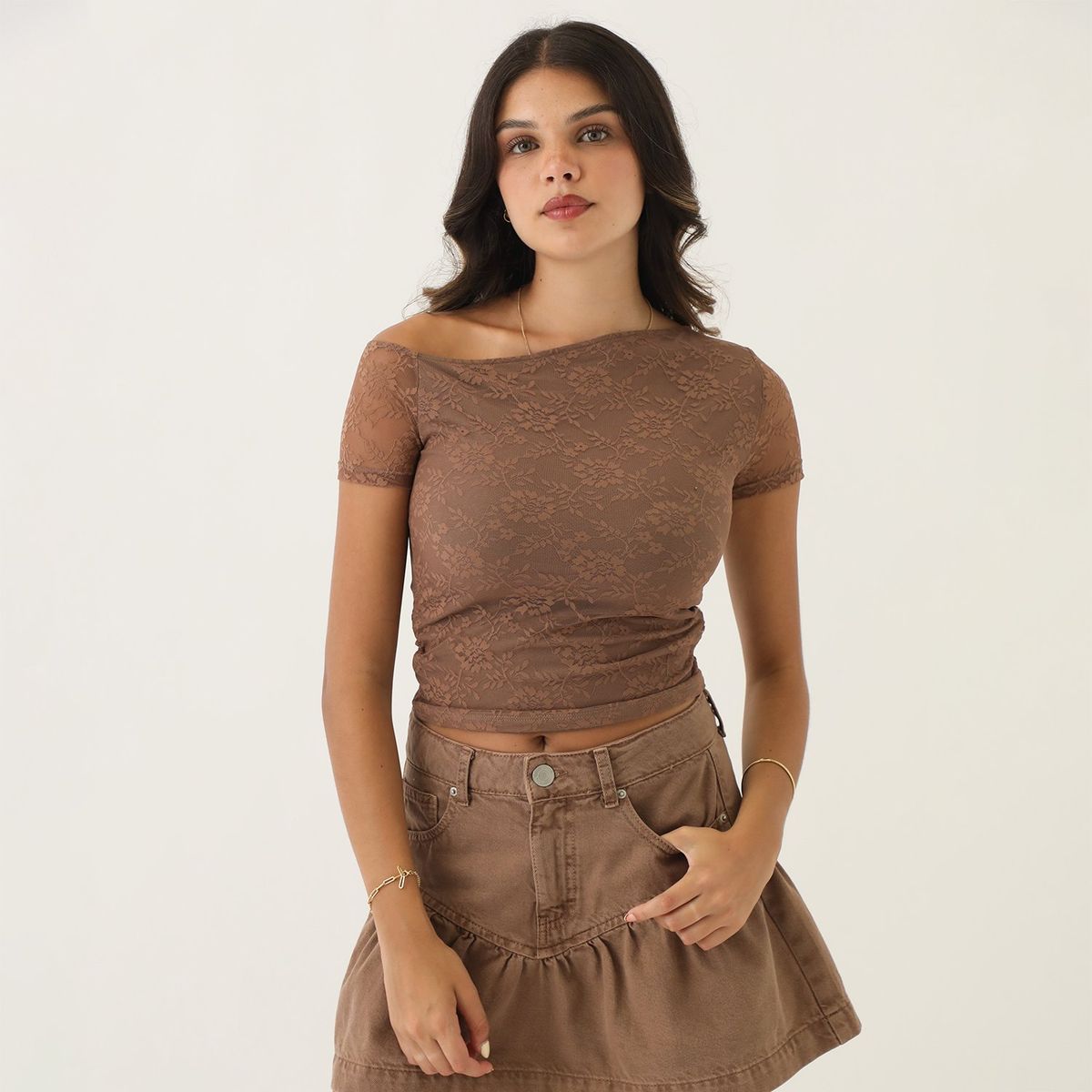 SYBILLA - Polo Manga Corta Casual Mujer Sybilla