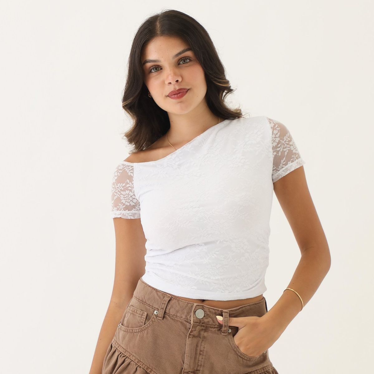 SYBILLA - Polo Manga Corta Casual Mujer Sybilla