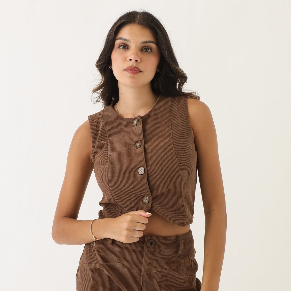 SYBILLA - Top Sin Mangas Casual Mujer Sybilla