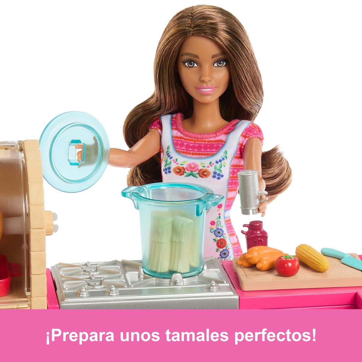 BARBIE - Muñeca Barbie Receta De La Amistad De Teresa Set Crea Y Cocina