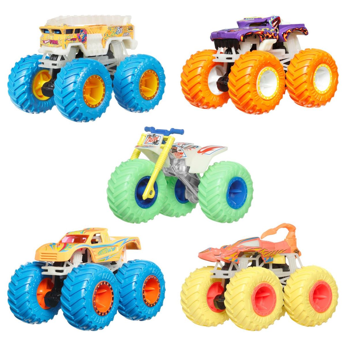 HOT WHEELS - Monster Trucks Sorpresa Hot Wheels Glow In The Dark