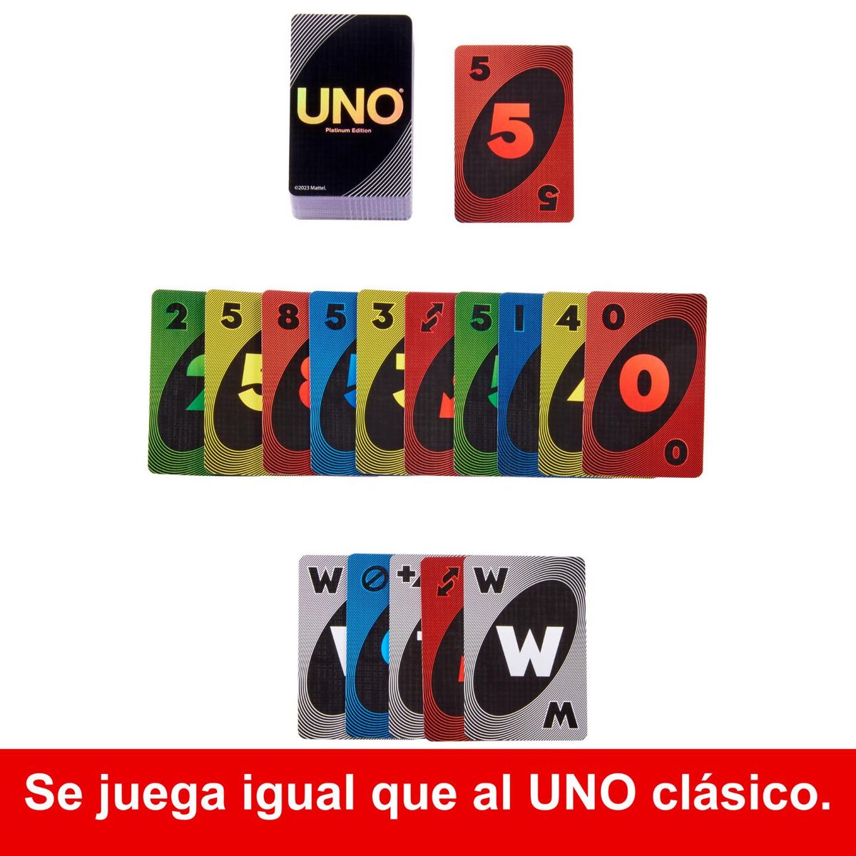 UNO - Uno Juego de Cartas Platinum