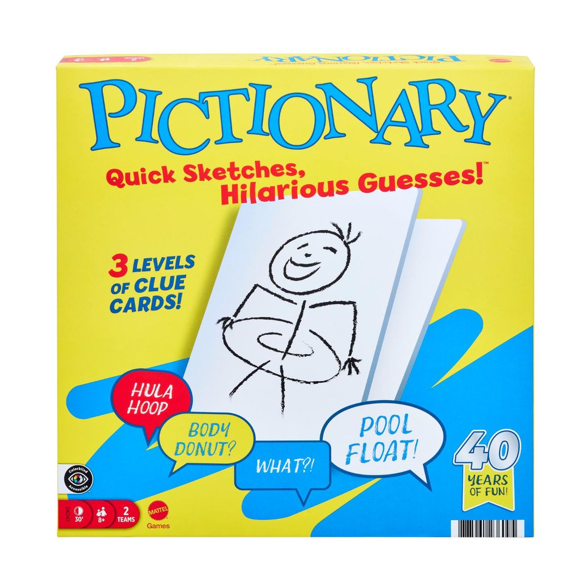 MATTEL - Pictionary Original 40 Aniversario Mattel Games