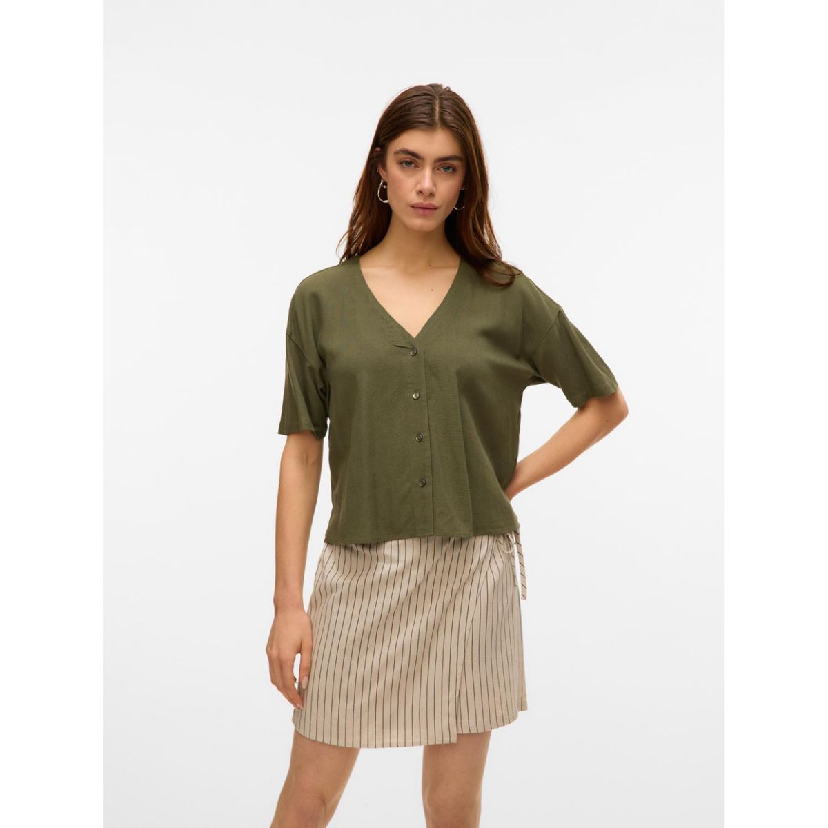 VERO MODA - Polo Manga Corta Casual Mujer Vero Moda