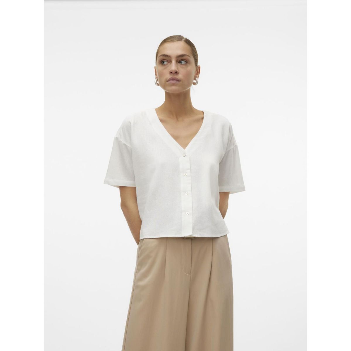 VERO MODA - Polo Manga Corta Casual Mujer Vero Moda