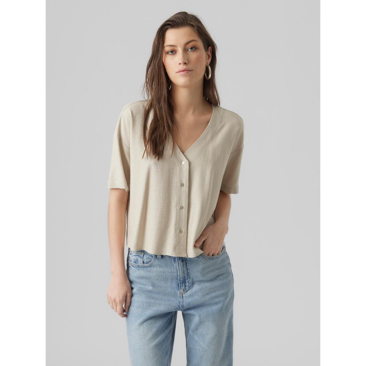 VERO MODA - Polo Manga Corta Casual Mujer Vero Moda