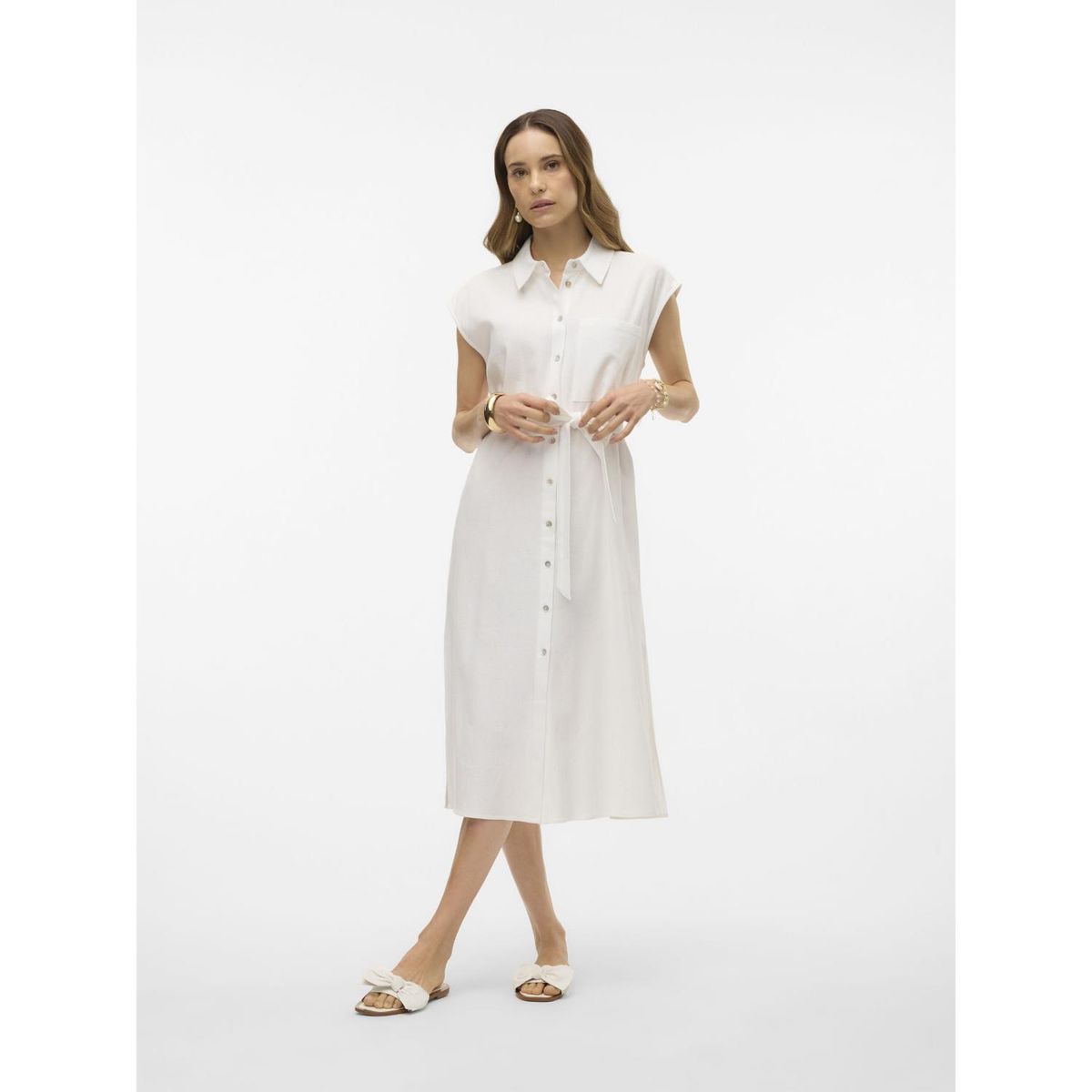 VERO MODA - Vestido Largo Casual Mujer Vero Moda