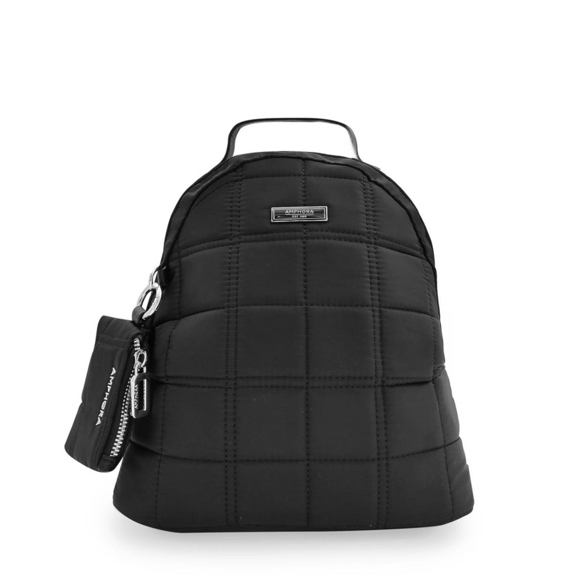 AMPHORA - Mochila Croacia Negro Y Textura