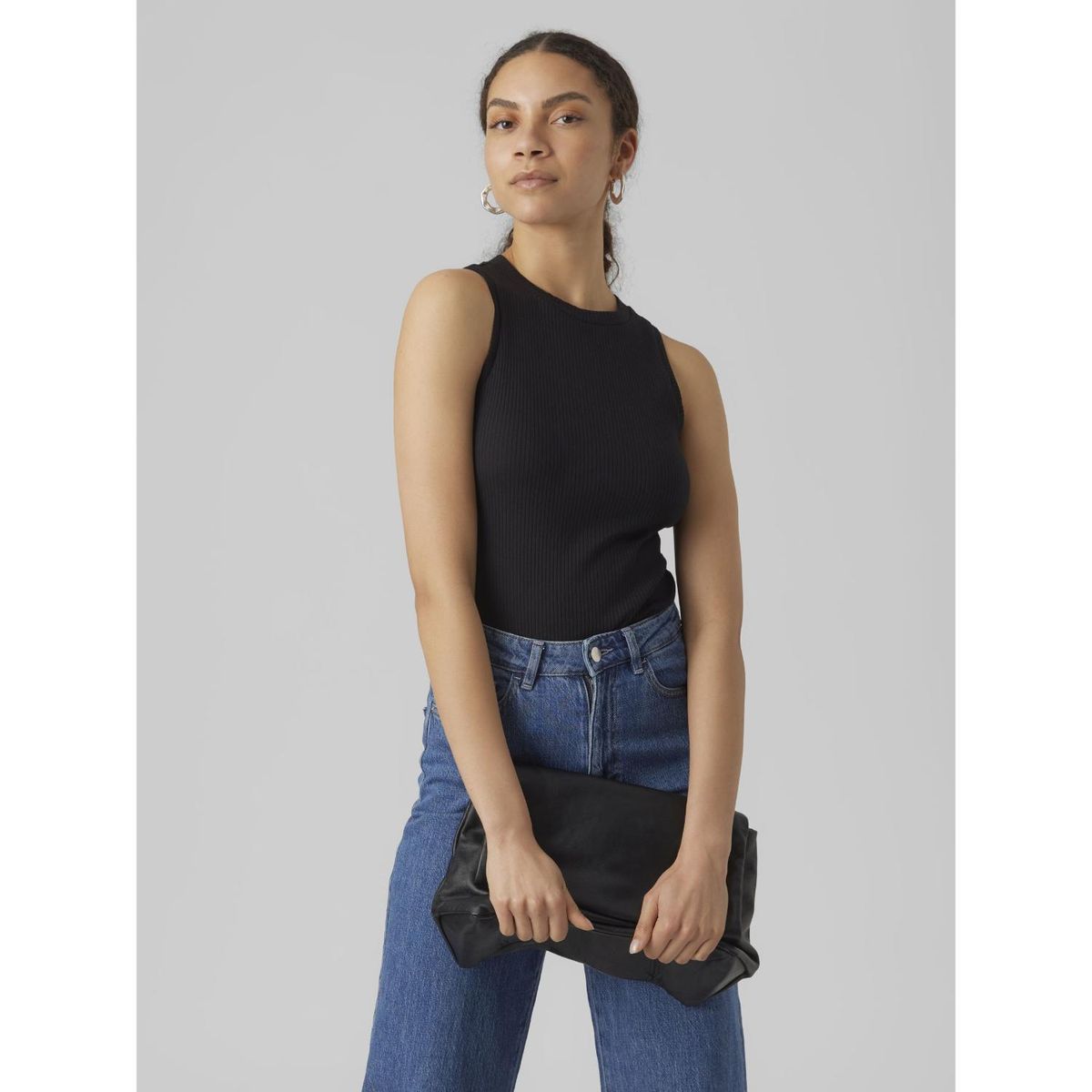 VERO MODA - Top Sin Mangas Algodón Mujer Vero Moda