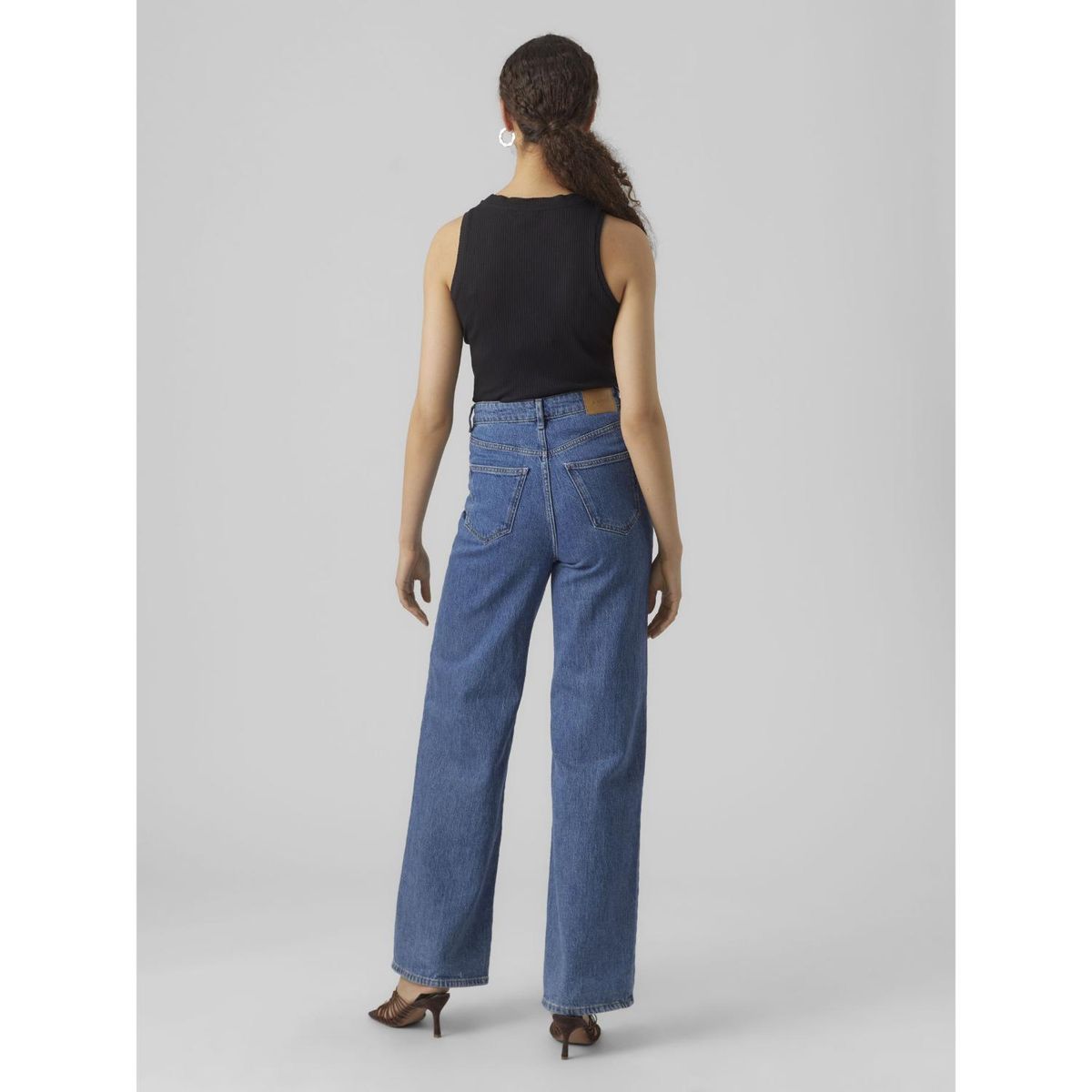 VERO MODA - Top Sin Mangas Algodón Mujer Vero Moda