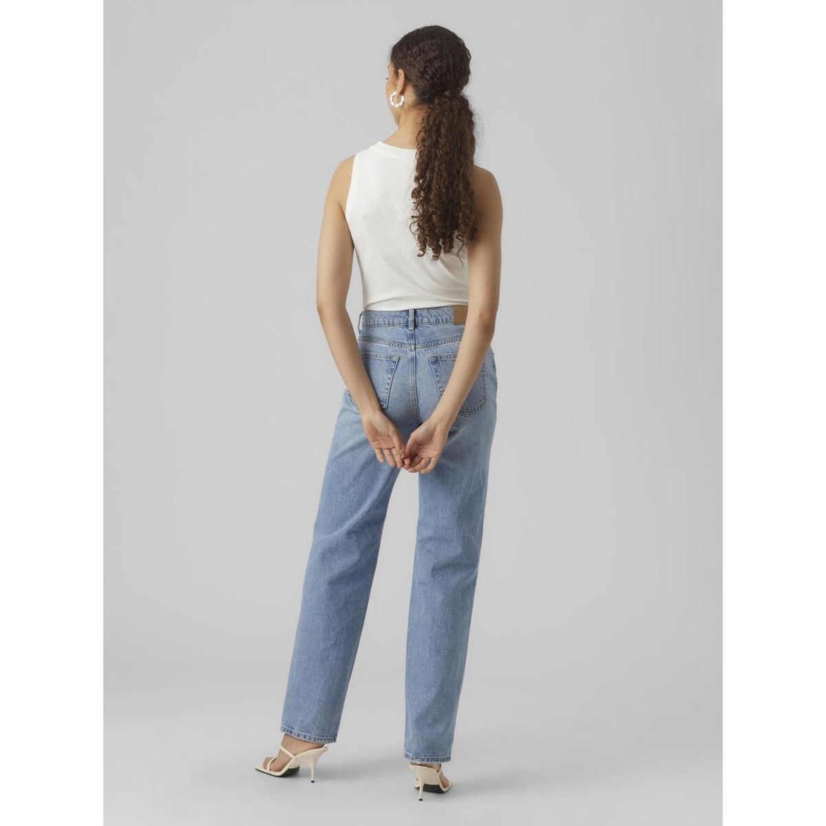 VERO MODA - Top Sin Mangas Algodón Mujer Vero Moda