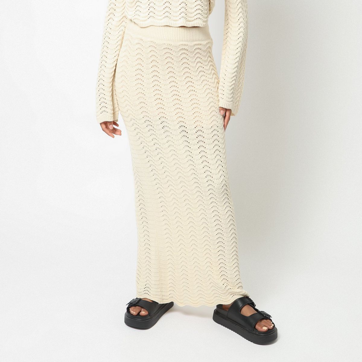 DENIMLAB - Falda Larga Casual Mujer Denimlab