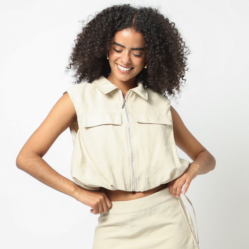 DENIMLAB - Top Sin Mangas Casual Mujer Denimlab