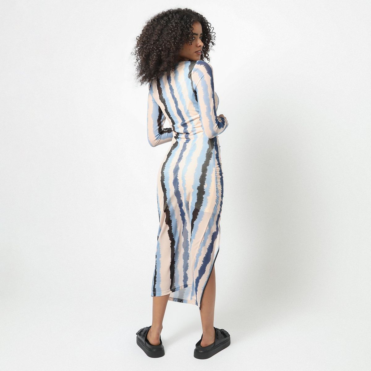 DENIMLAB - Vestido Largo Casual Mujer Denimlab