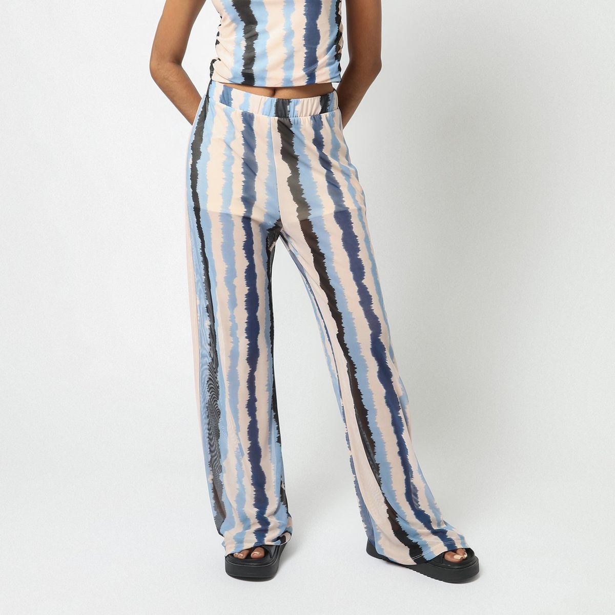 DENIMLAB - Pantalón Flare Casual Mujer Denimlab