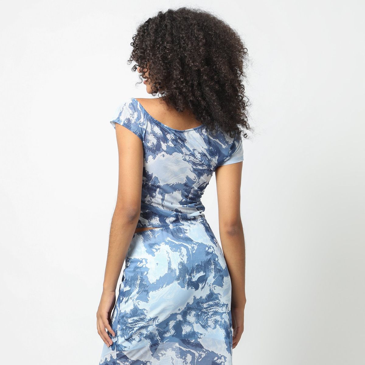 DENIMLAB - Top Manga Corta Casual Mujer Denimlab