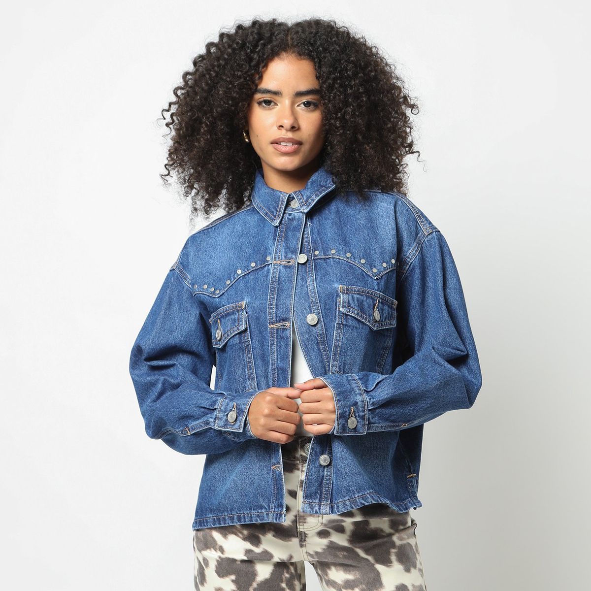 DENIMLAB - Casaca 100% Algodón Mujer Denimlab