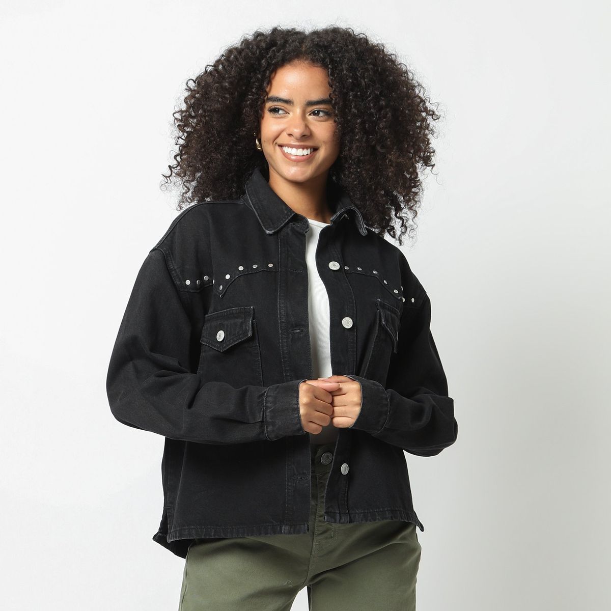 DENIMLAB - Casaca 100% Algodón Mujer Denimlab