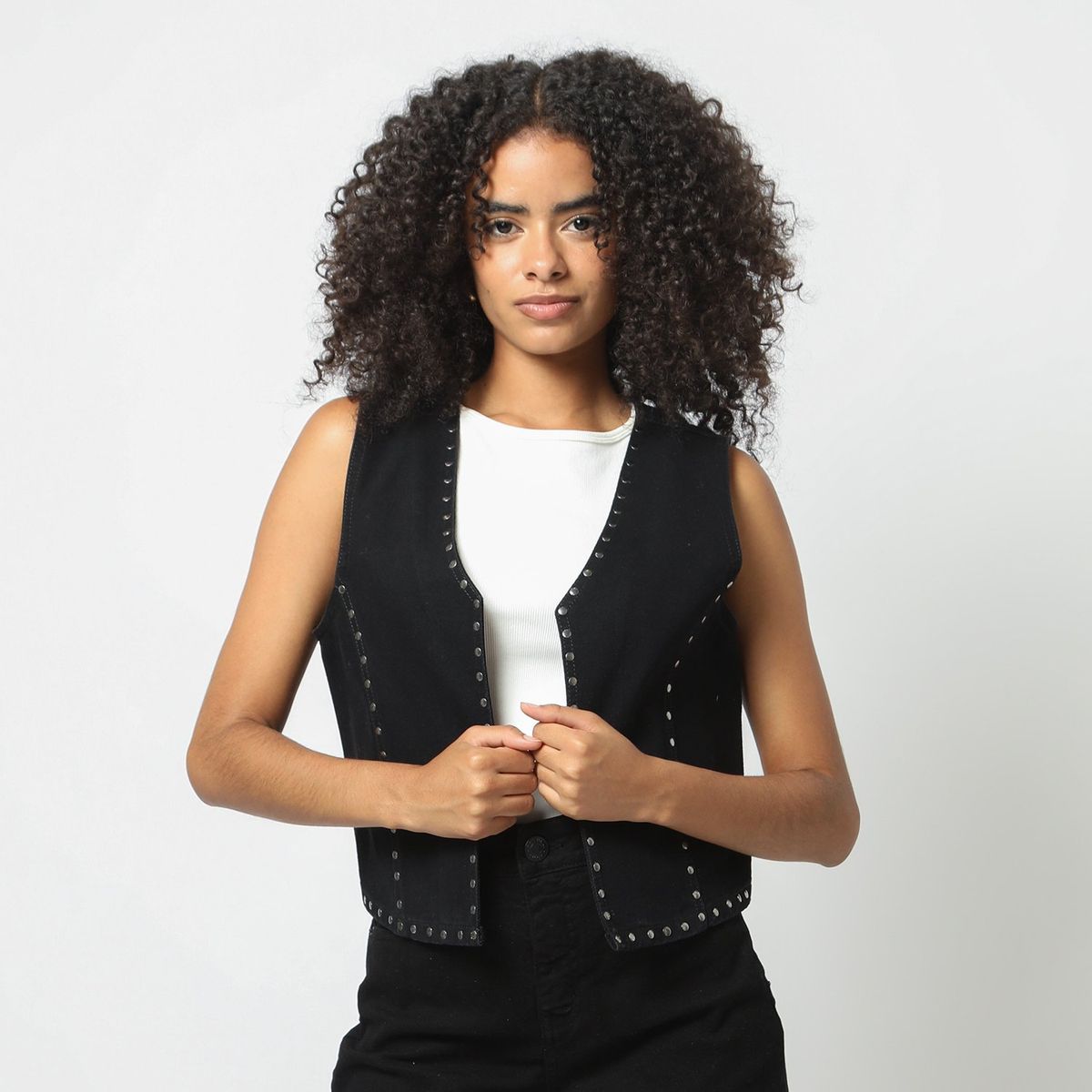 DENIMLAB - Chaleco 100% Algodón Mujer Denimlab