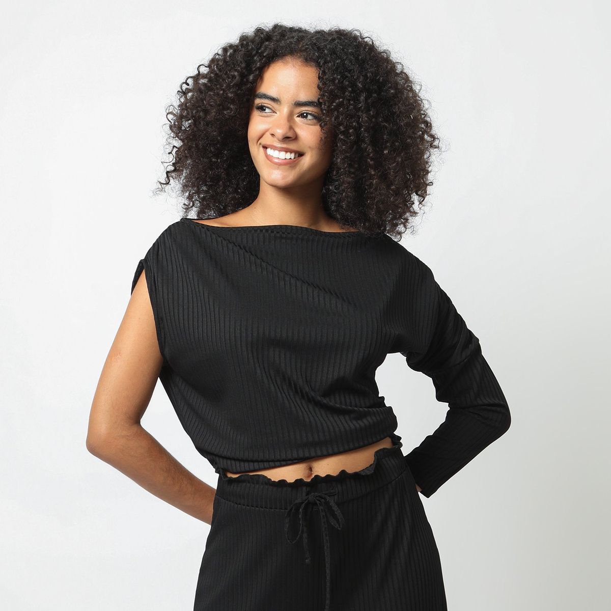 DENIMLAB - Polo Manga Larga Casual Mujer Denimlab