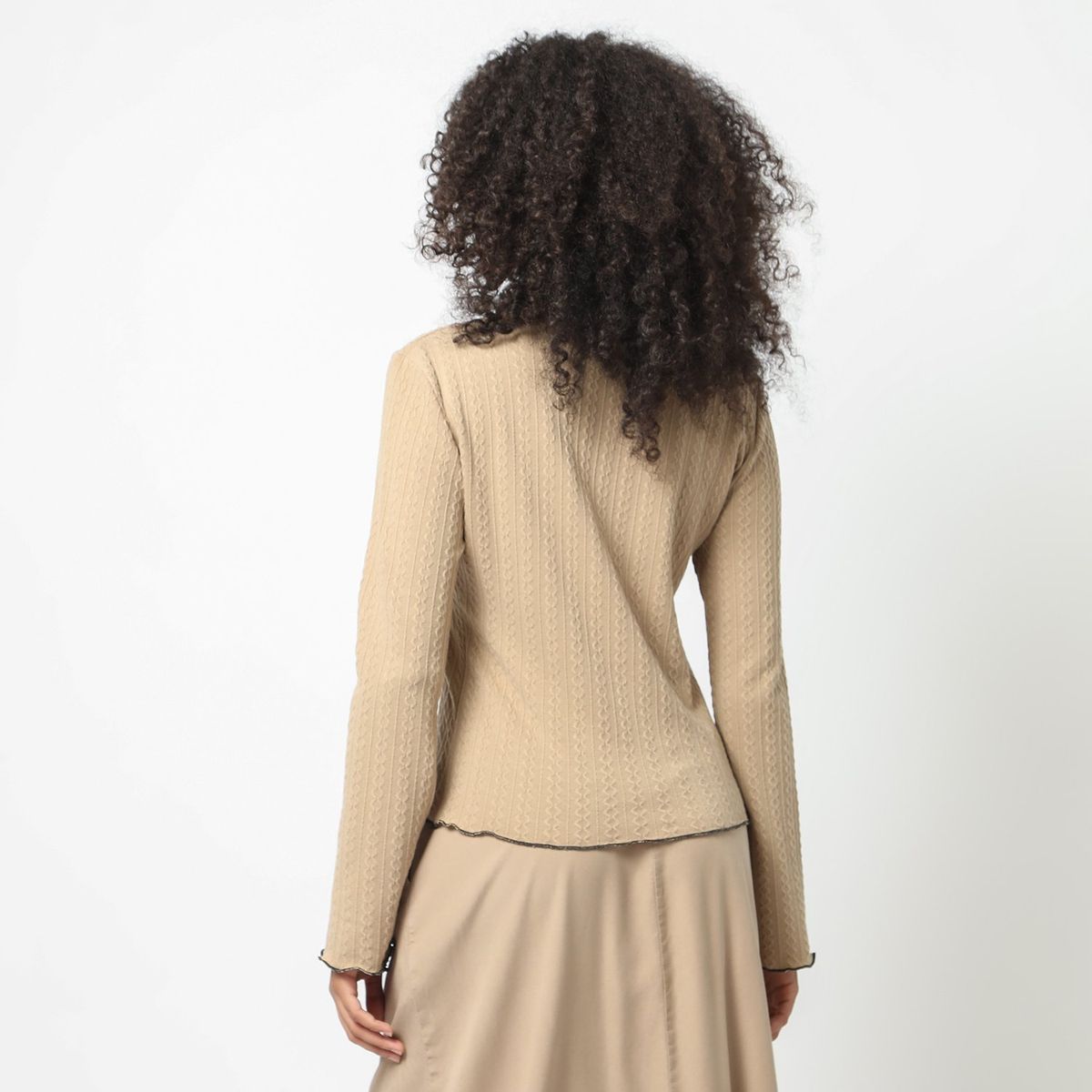 DENIMLAB - Polo Manga Larga Casual Mujer Denimlab