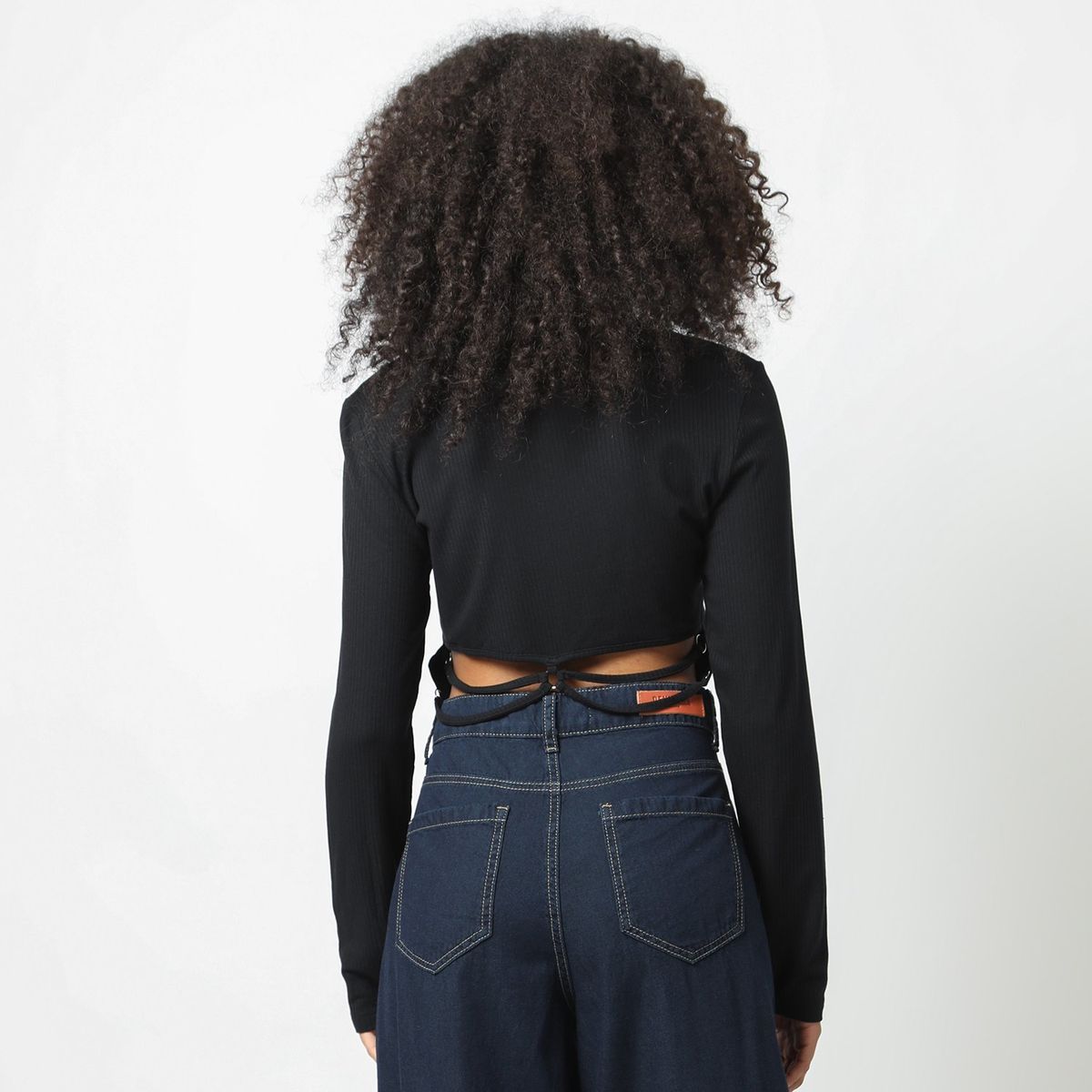 DENIMLAB - Polo Manga Larga Casual Mujer Denimlab