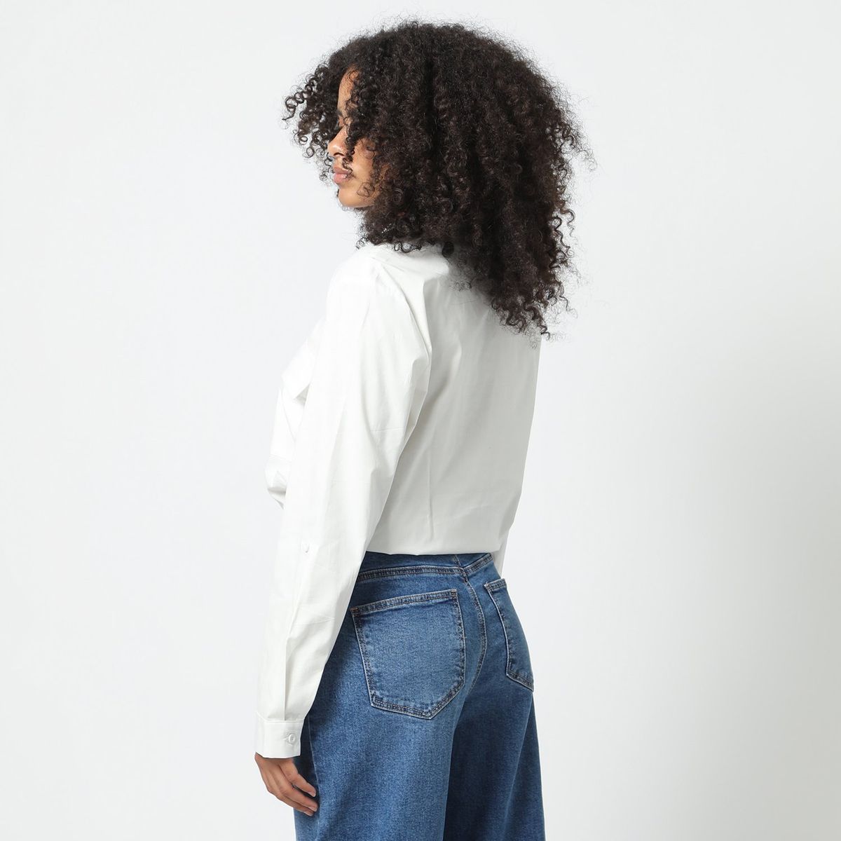 DENIMLAB - Camisa Manga Larga Algodón Mujer Denimlab