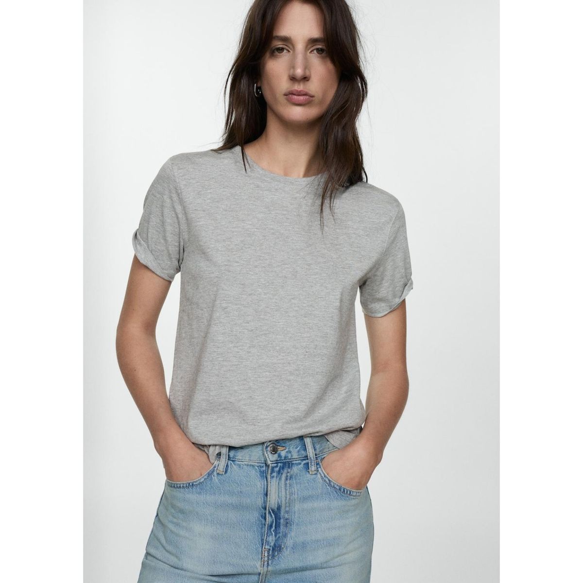 MANGO - Polo Manga Corta Algodón Mujer Mango