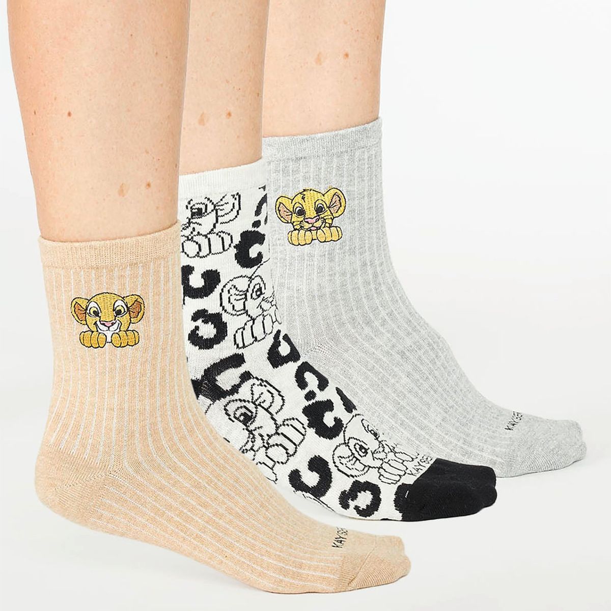 KAYSER - Tripack Media Larga Algodón Mickey Kayser