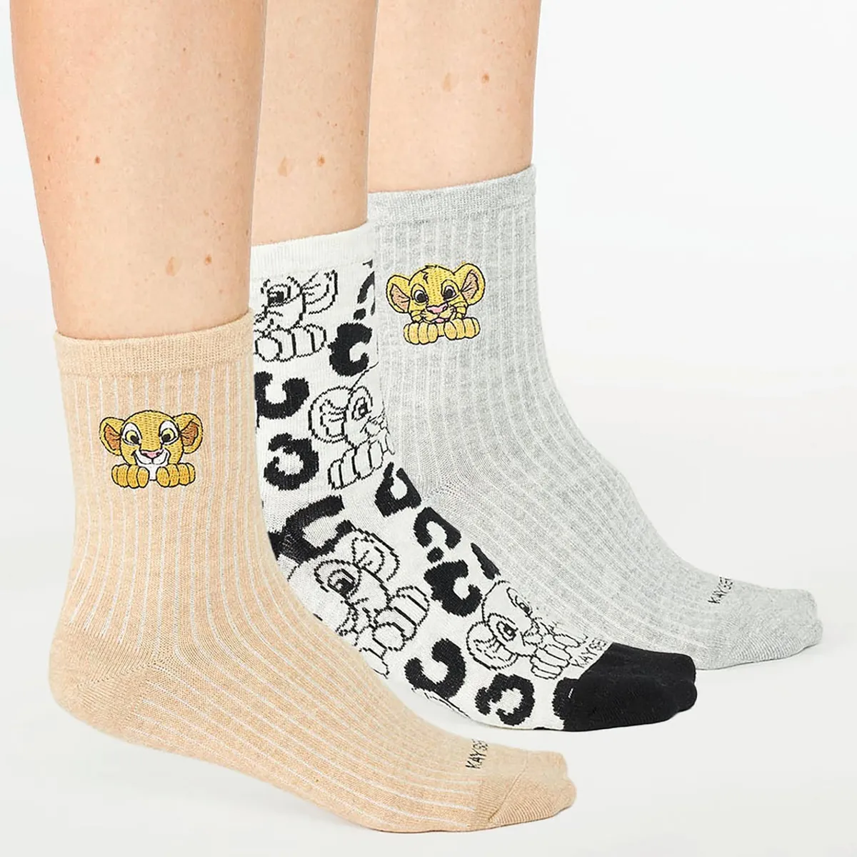 KAYSER - Tripack Media Larga Algodón Mickey Kayser