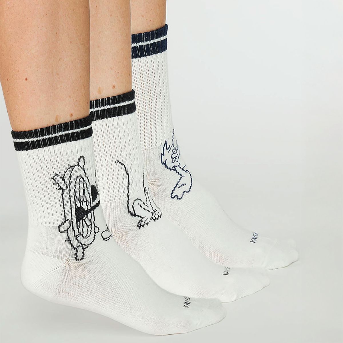 KAYSER - Tripack Media Larga Algodón Mickey Kayser