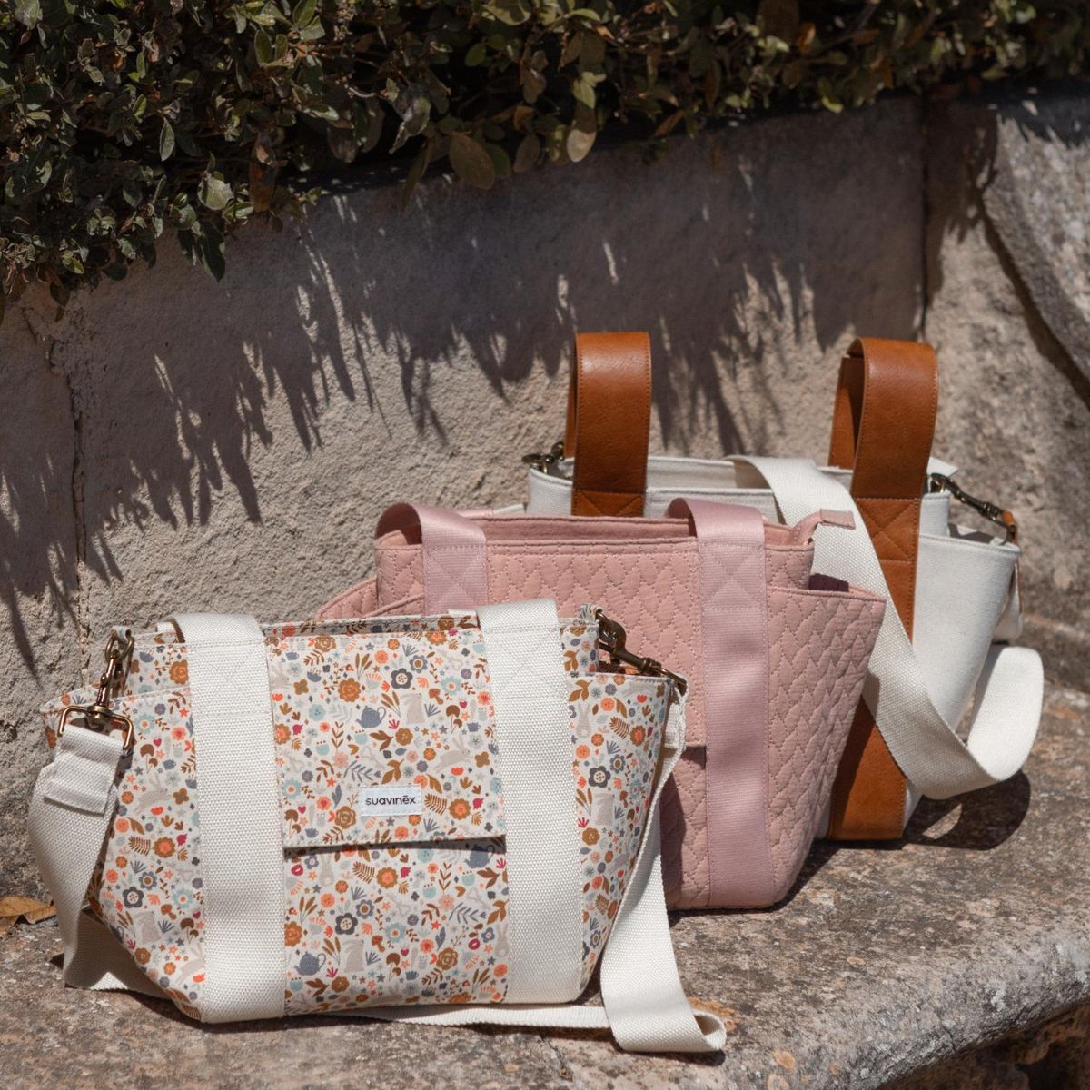 SUAVINEX - Bolso Pañalero Rosado Suavinex