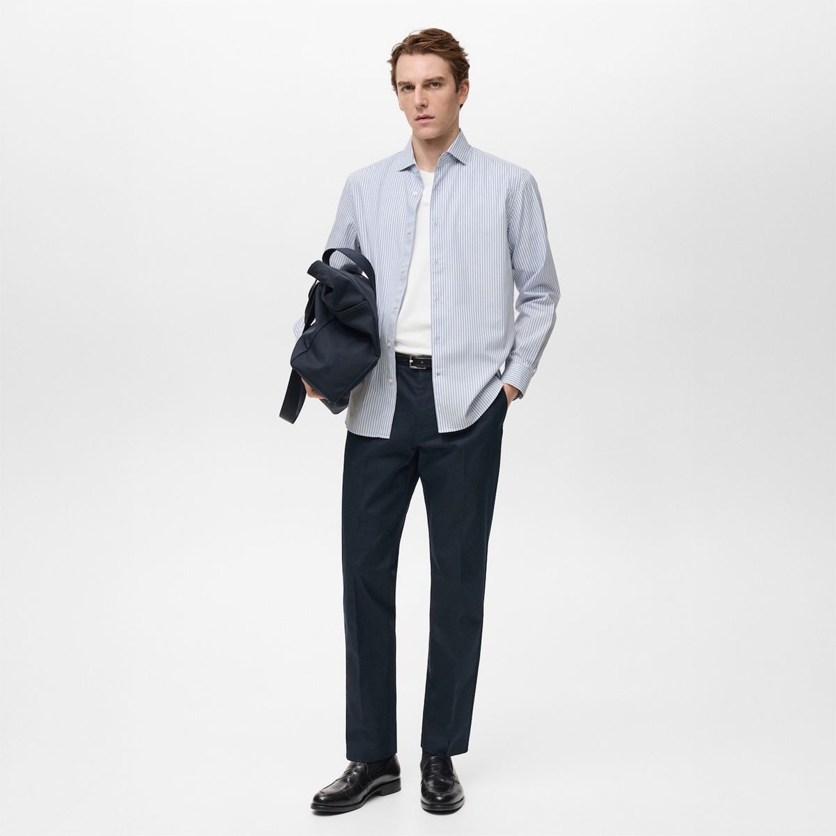 MANGO - Camisa Manga Larga Hombre Mango