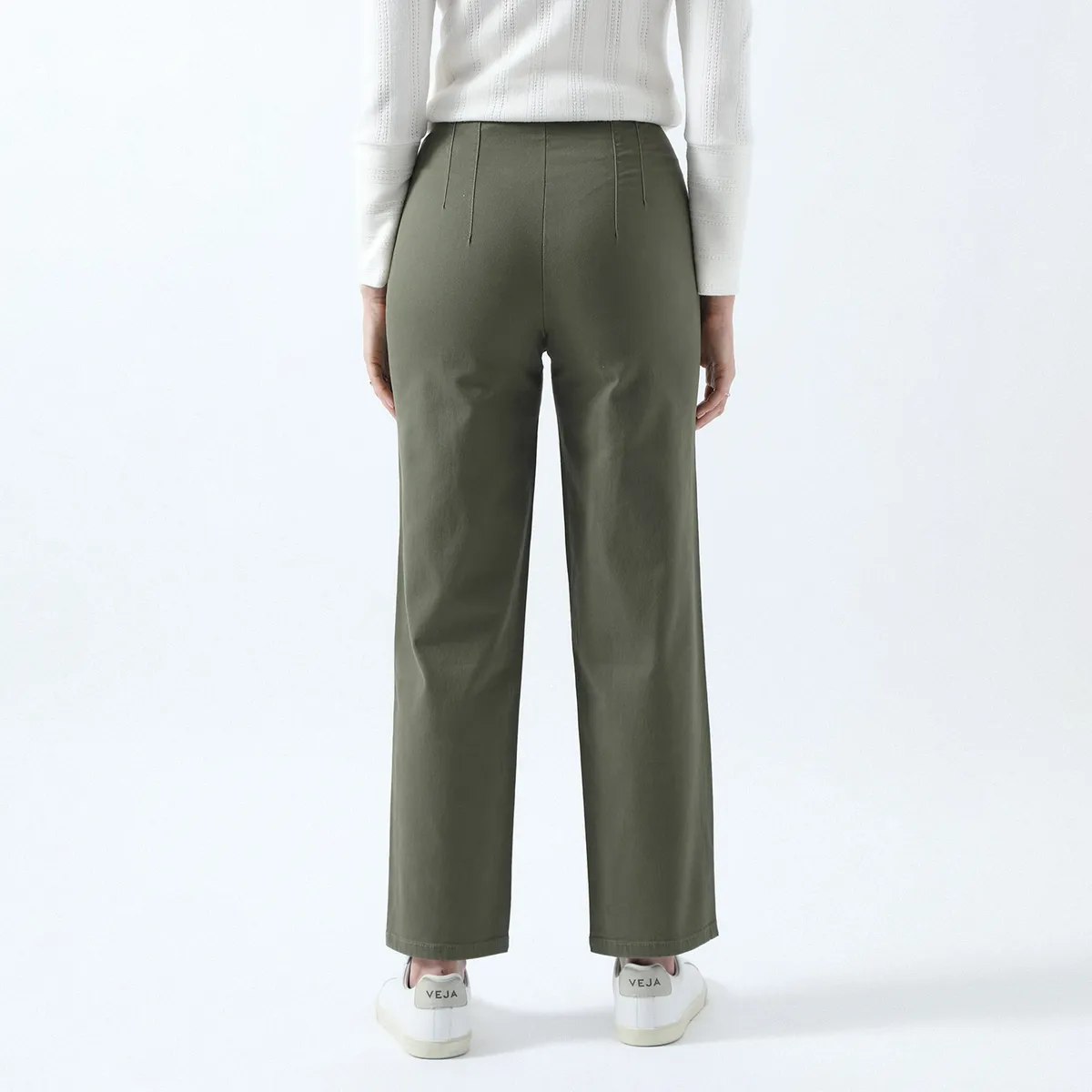 NEWPORT - Pantalón Básico Algodón Mujer Newport