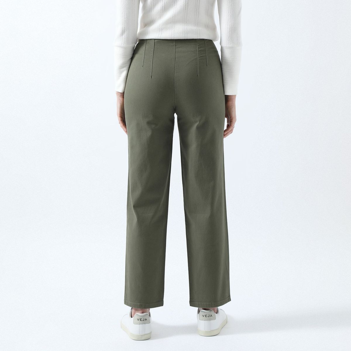 NEWPORT - Pantalón Básico Algodón Mujer Newport