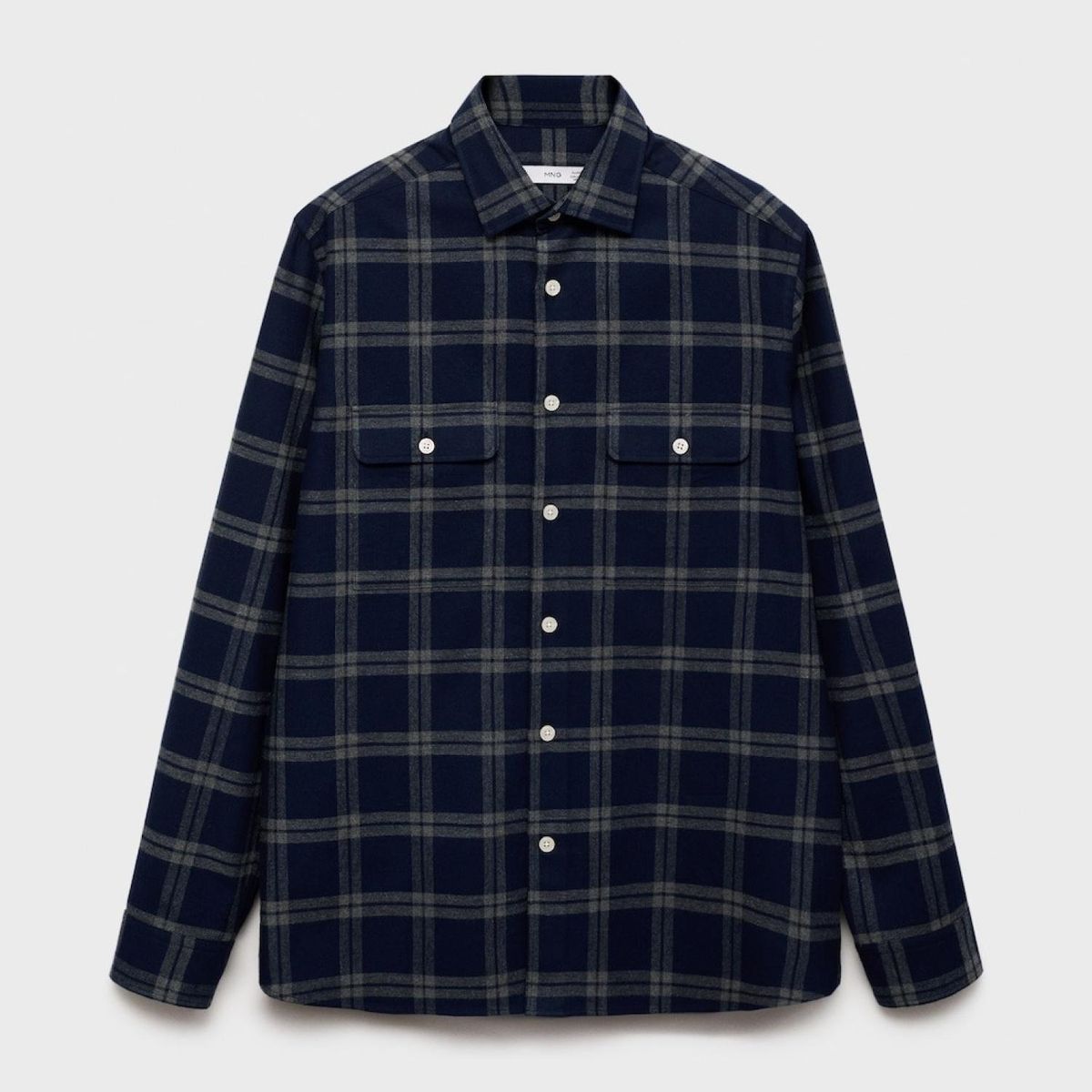 MANGO - Camisa Casual Cuadros Hombre Mango Man