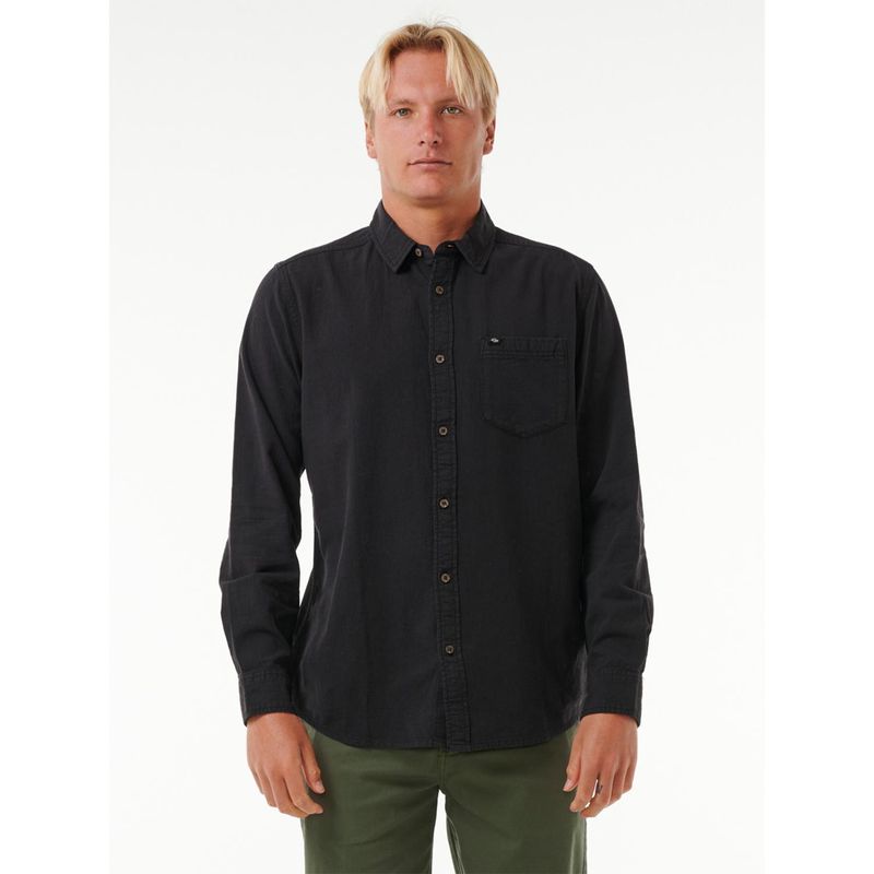 RIP CURL - Camisa Manga Larga 100% Algodón Hombre Rip Curl