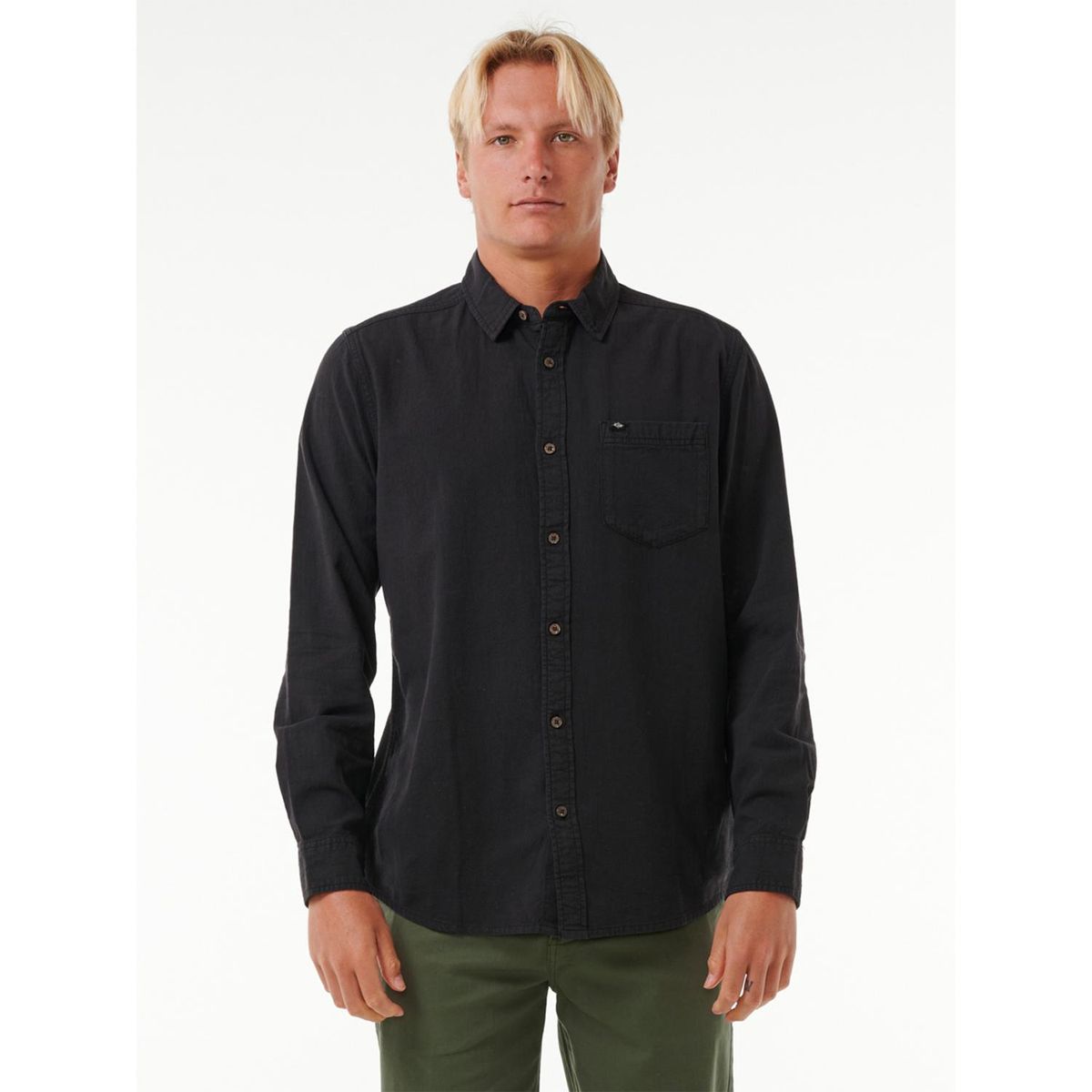 RIP CURL - Camisa Manga Larga 100% Algodón Hombre Rip Curl