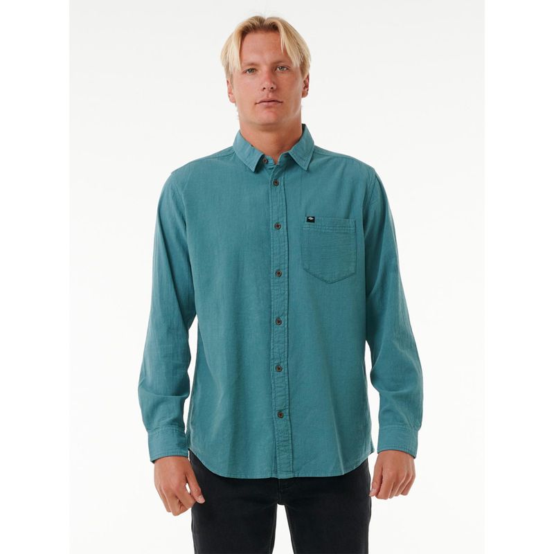 RIP CURL - Camisa Manga Larga 100% Algodón Hombre Rip Curl